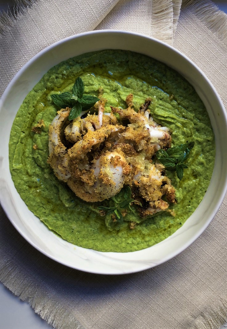 5 VELLUTATA DI ZUCCHINE E TOTANI (2)