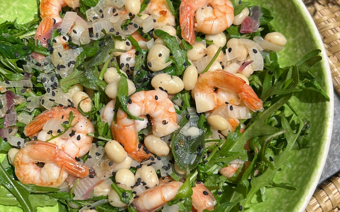 FAGIOLI BIANCHI E GAMBERI