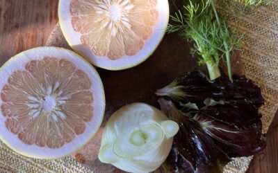 INSALATA DI RADICCHIO, FINOCCHIO E POMPELMO