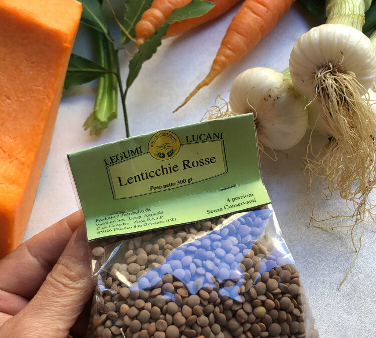 LENTICCHIE ROSSE, RISO VENERE, POMODORI SECCHI E NOCI